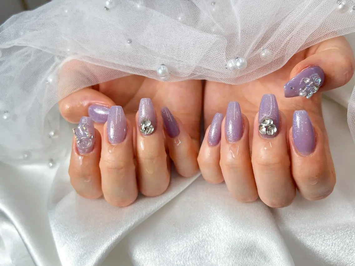 ネイル シンプルネイル ハンドネイル bijou nails 舞のネイルデザイン