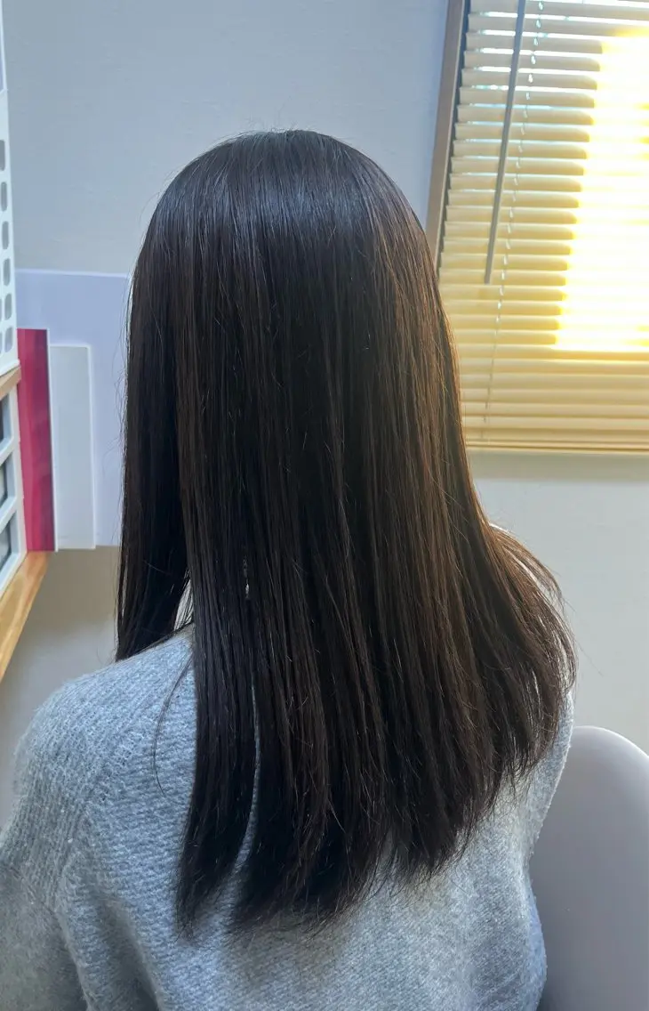 ヘアカラー全体染めの写真