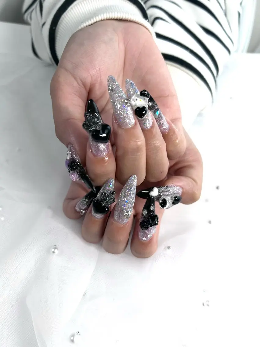 ネイル アートネイル ロングネイル 持ち込み スーパーロングネイル Ruly nail yuzunaのネイルデザイン