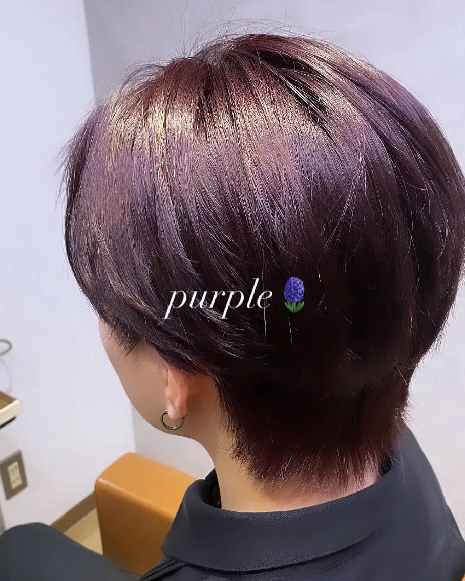 カラー 透明感カラー イルミナカラー カット ヘアカラー 🍒レイヤー/ブリー チ艶カラー🌺NOAのヘアスタイル
