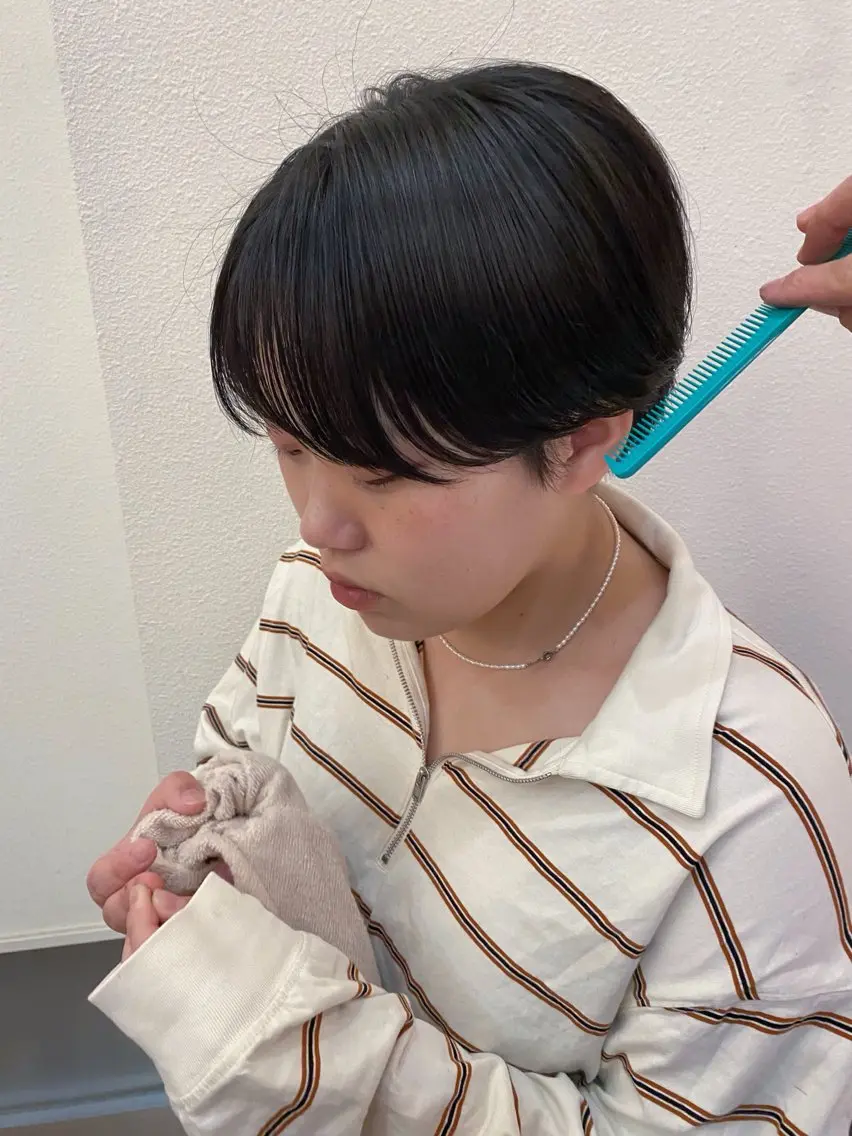 ショート 野林 夏帆のヘアスタイル