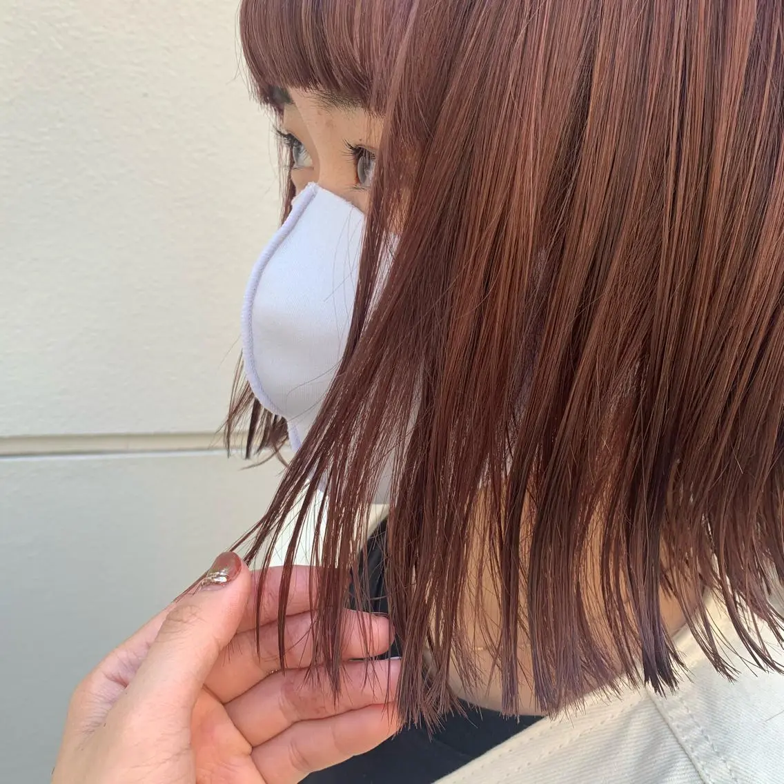 ショート カラー ヘアアレンジ カット ヘアカラー トリートメント サナ🌱 切りっぱなしボブのヘアスタイル