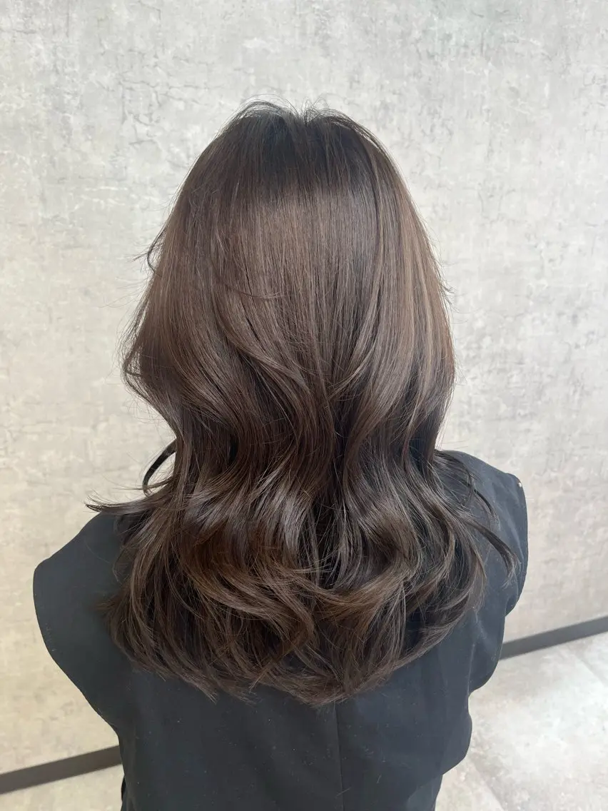 ミディアム KAEDE🎀 縮毛矯正＆パーマ特化のヘアスタイル