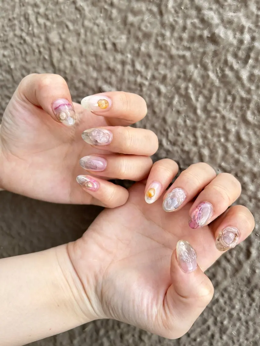 ネイル ハンドネイル フットネイル ✴︎ Delightのネイルデザイン