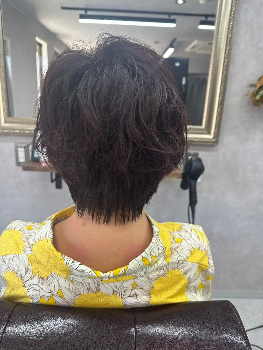 ショート カット ヘアカラー パーマ 縮毛矯正 トリートメント Lien 深井店のヘアスタイル