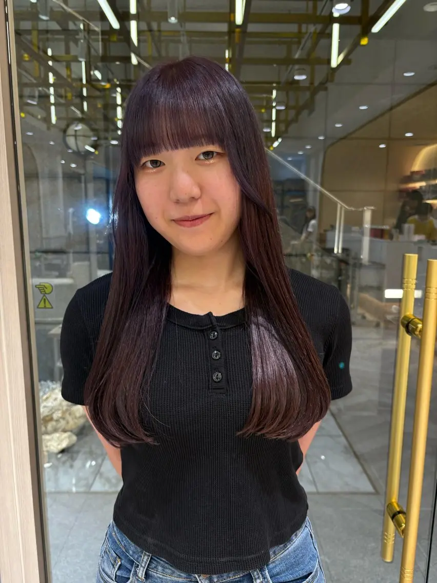 ロング カラー 🦋sana🦋 似合わせカット✁のヘアスタイル