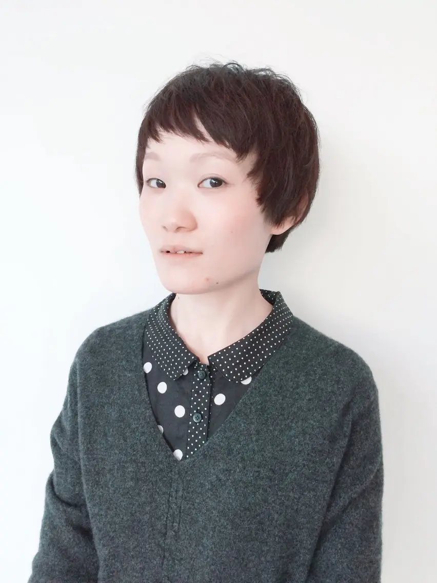 ショート カラー マニッシュショート ショートヘア カット ヘッドスパ Add9 安田 美紀のヘアスタイル
