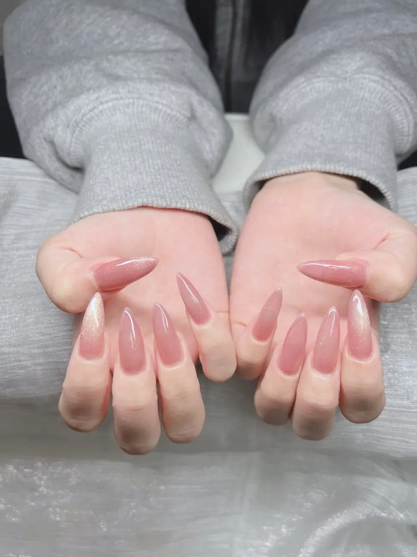 ネイル ハンドネイル Lee Nails チップ長さだし専門店のネイルデザイン