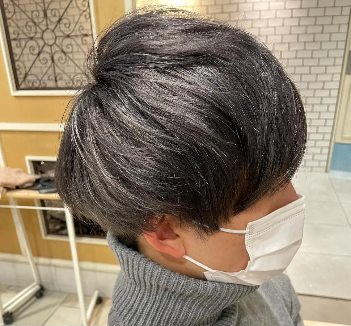 カラー メンズ カット ヘアカラー すげさやか ✨メンズカットパーマのヘアスタイル