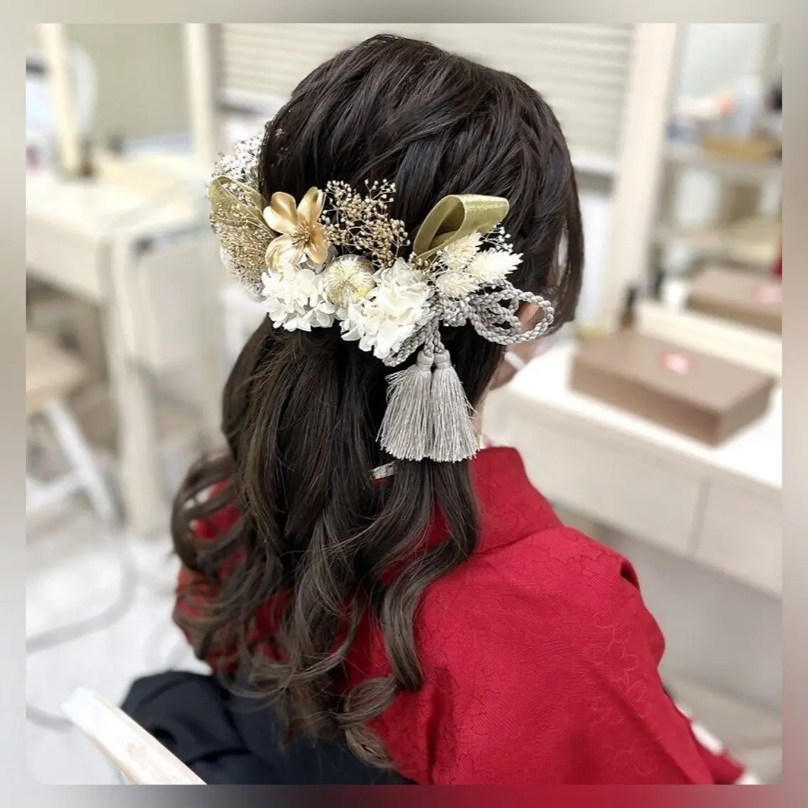 🌸袴着付＋ヘアセット🌸¥14500※早朝料金なし・詳細要確認下さい！（ヘアアレンジのみ、着付のみ別クーポン有）の写真