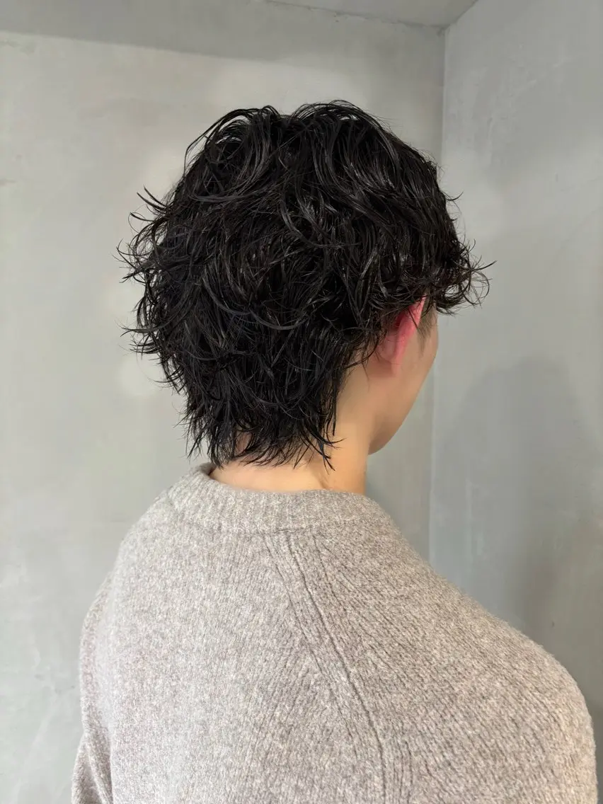 ショート パーマ メンズ カット パーマ トリートメント 💈メンズ特化💈 テッペイのヘアスタイル