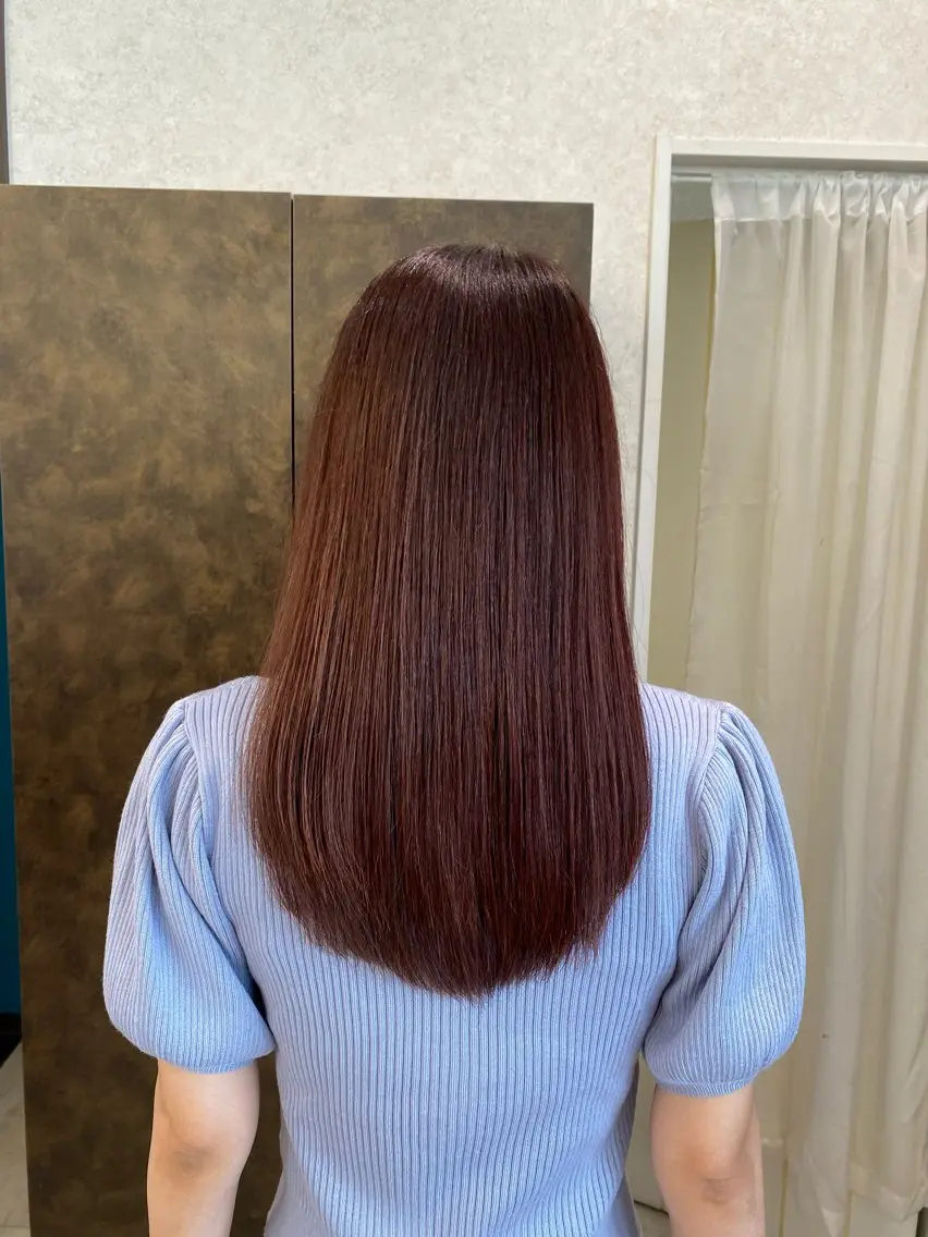 セミロング カラー カット ヘアカラー トリートメント ママ美容師 Tsuchiyaのヘアスタイル