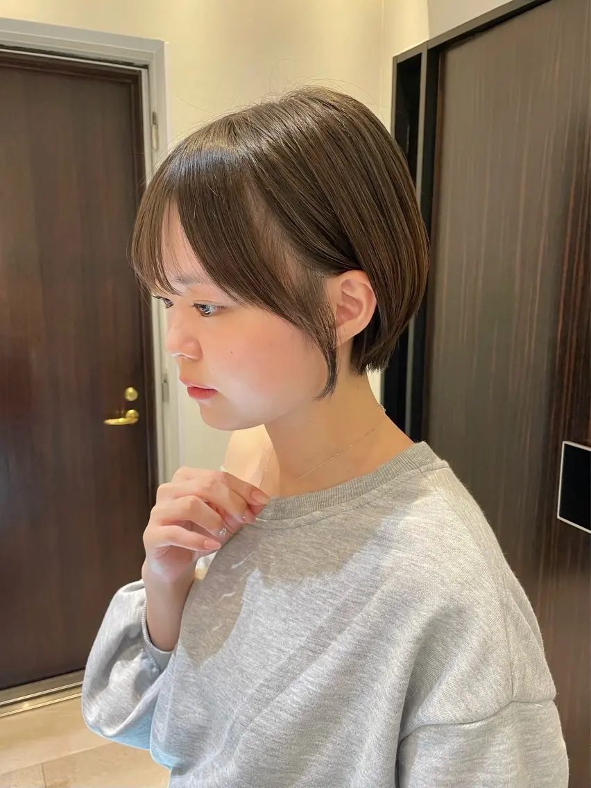 ショート 丸みショート ショートヘア 吉野 琴音のヘアスタイル
