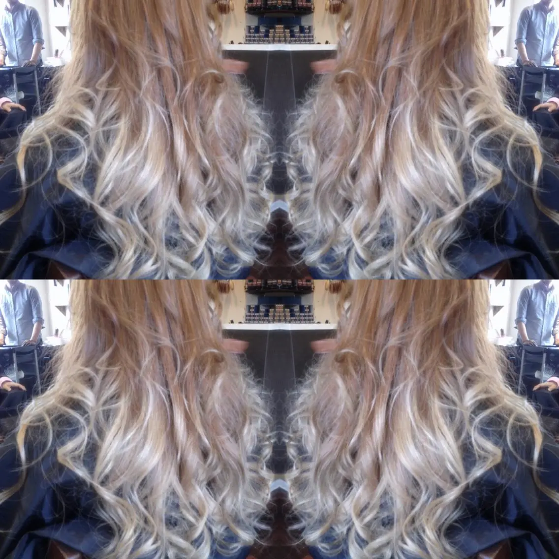 ロング カラー ヘアカラー トリートメント LUXBE LUCEのヘアスタイル
