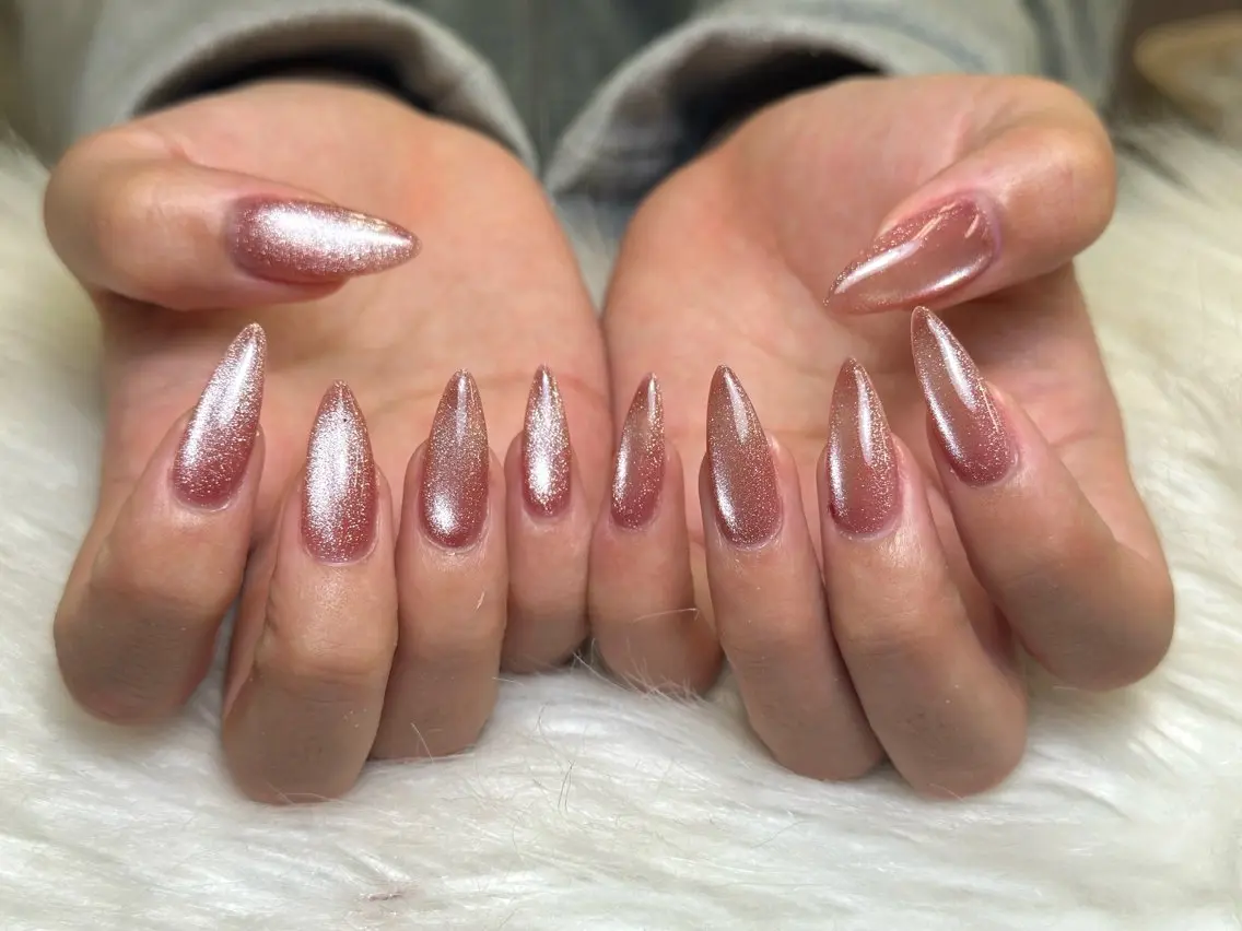 ネイル アートネイル ジェルネイル マグネットネイル ハンドネイル JennNail_ マオのネイルデザイン