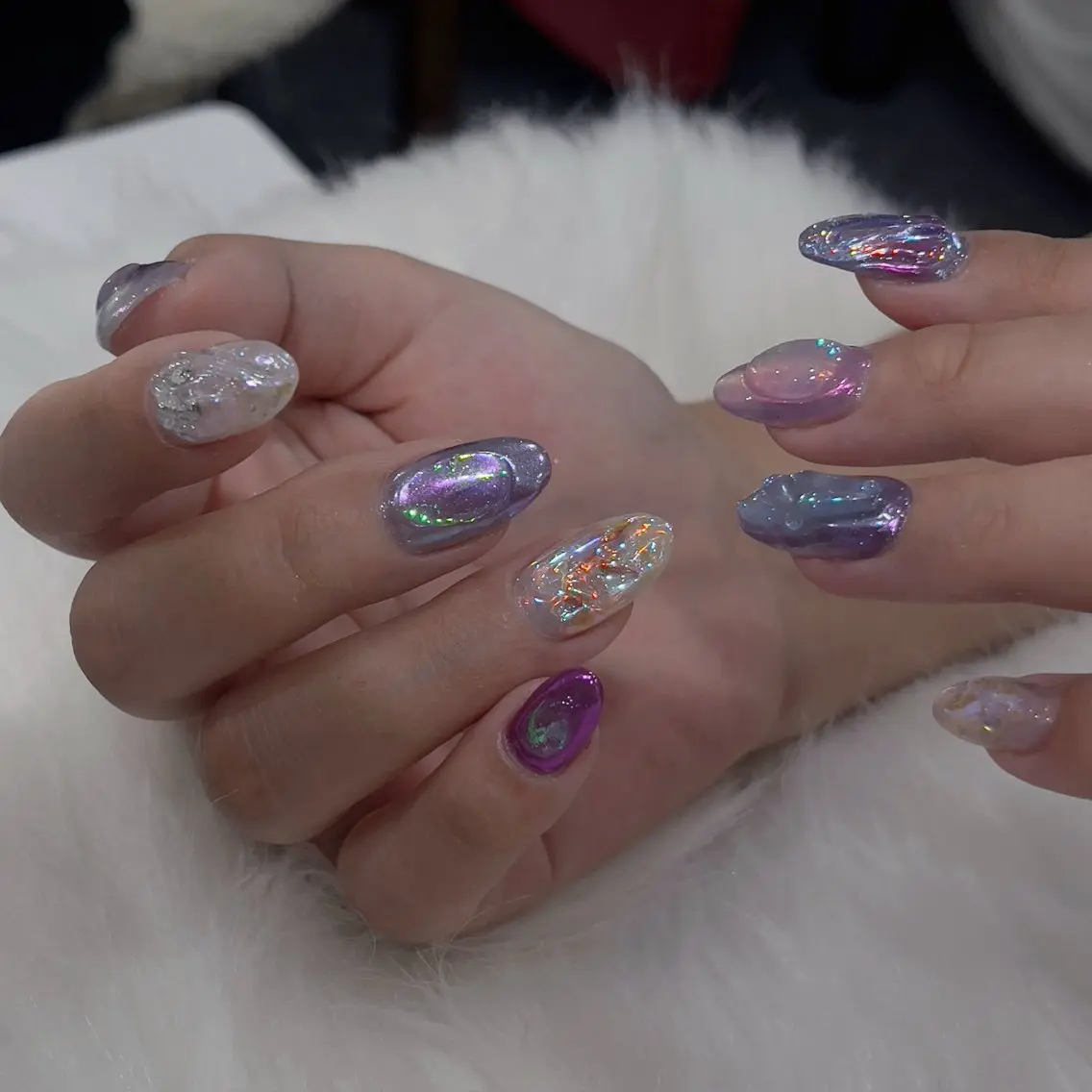 ネイル アートネイル 長さ出し フレンチネイル ジェルネイル グラデーション ハンドネイル NAILS BAR SHINJUKUのネイルデザイン
