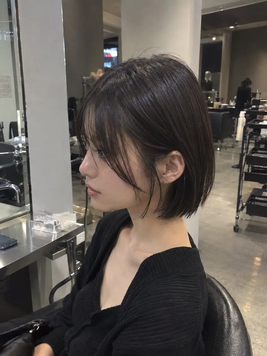 ショート 似合わせメイク・ ショートボブWAKOのヘアスタイル