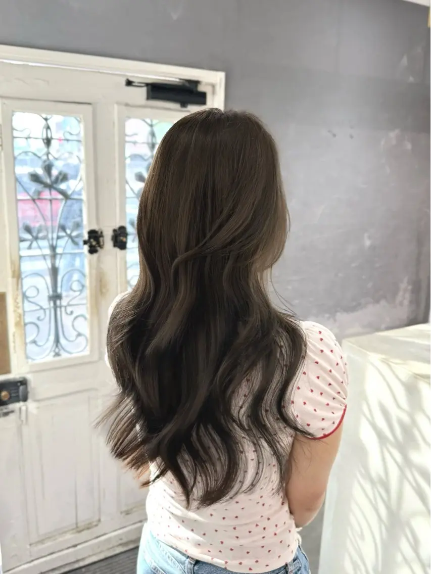 ロング カット ヘアカラー トリートメント レイヤー/Wカラー /マッキーのヘアスタイル