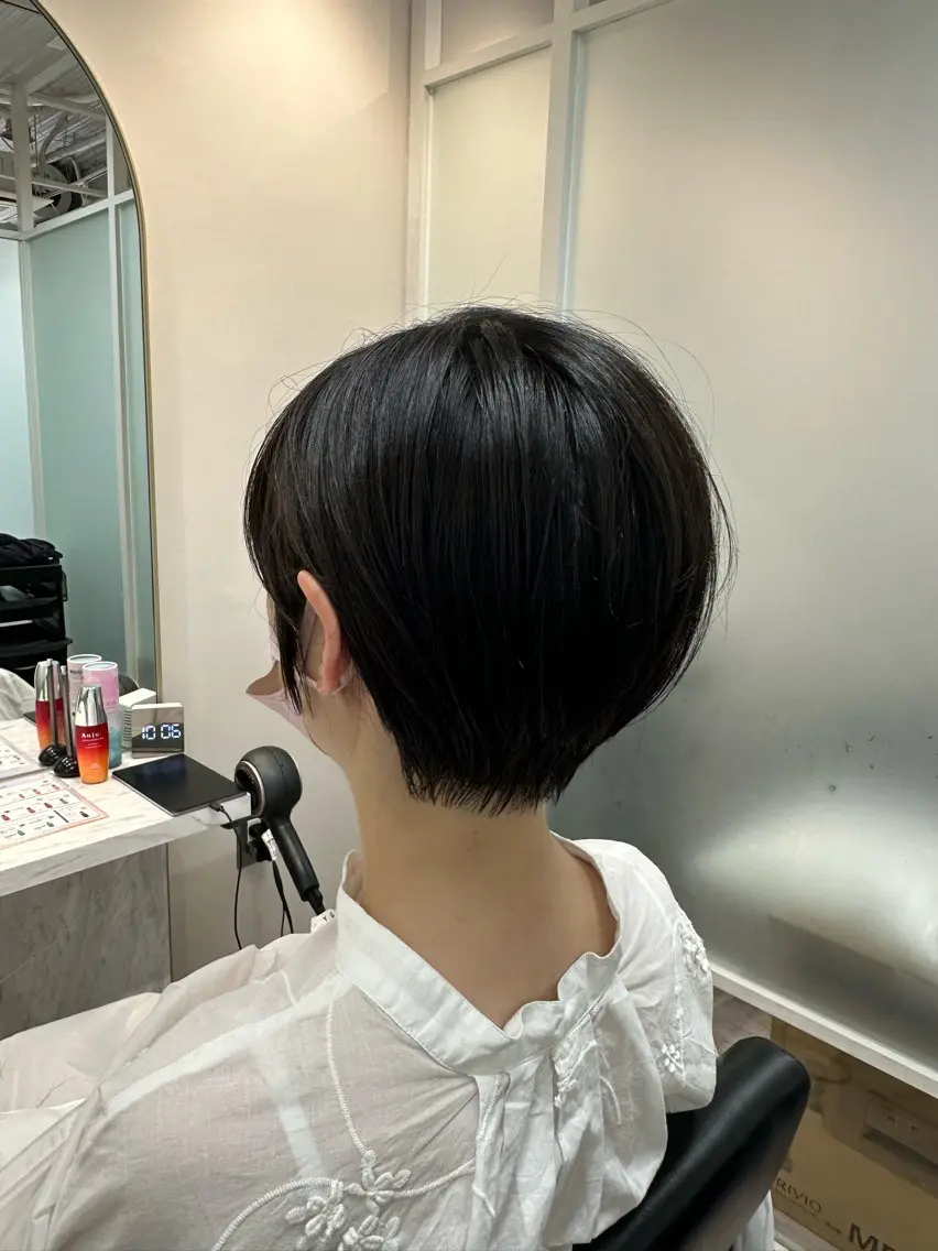 ショート カット ヘアカラー トリートメント 千葉 卓弥のヘアスタイル