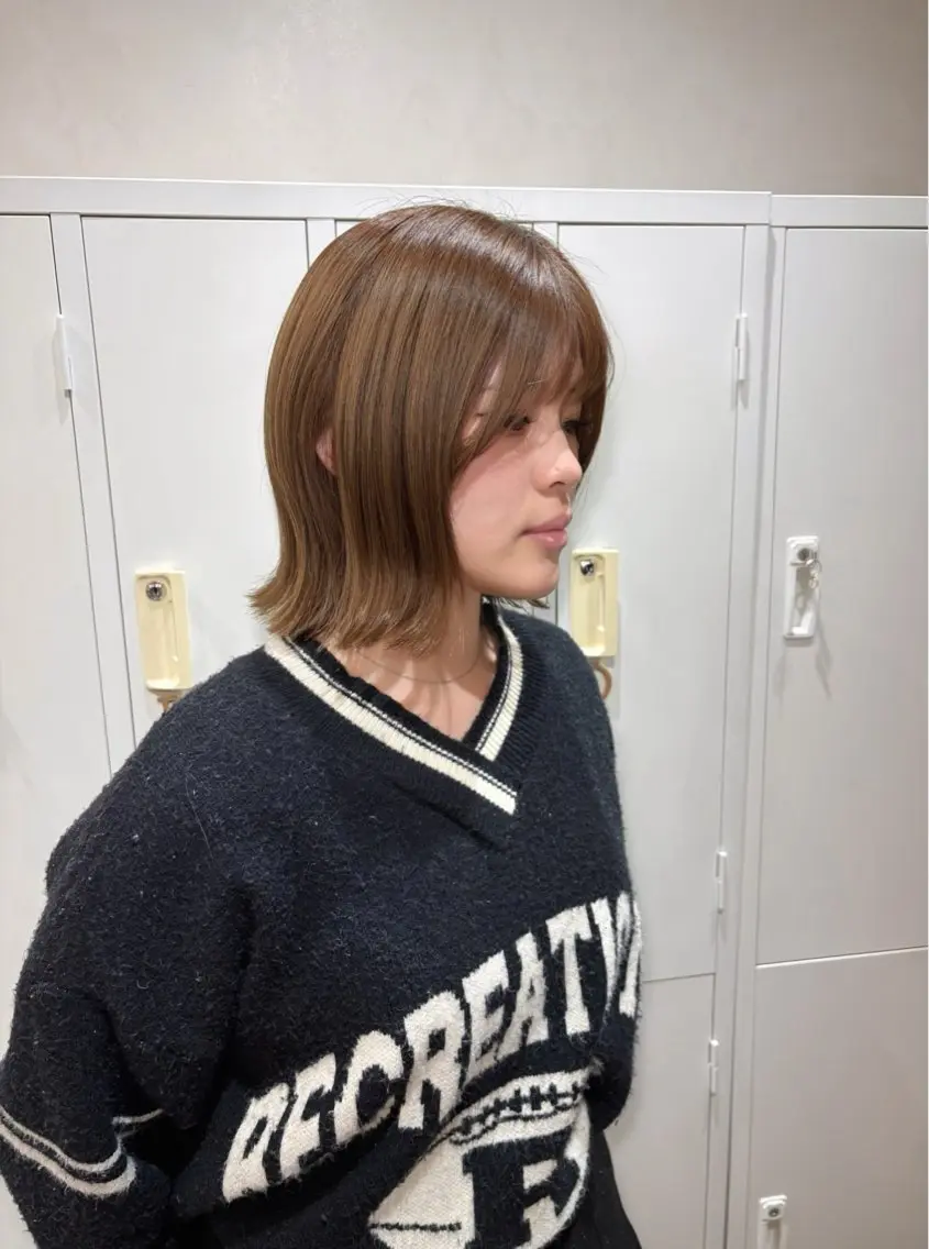 ショート トリートメント ヘアカラー トリートメント ヘアセット ROMEO  京橋店 藤井 碧羽のヘアスタイル