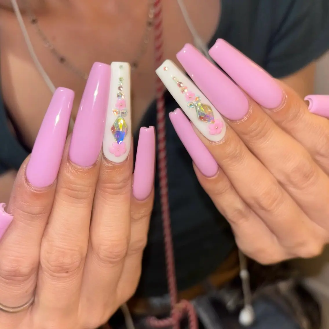 ネイル アートネイル ハンドネイル ️🩵Merci Miyu 南堀江️のネイルデザイン