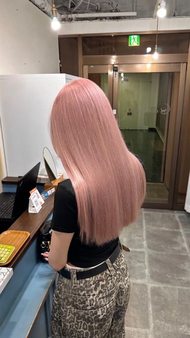 ロング ヘアカラー ALLEN hair 梅田店のヘアスタイル