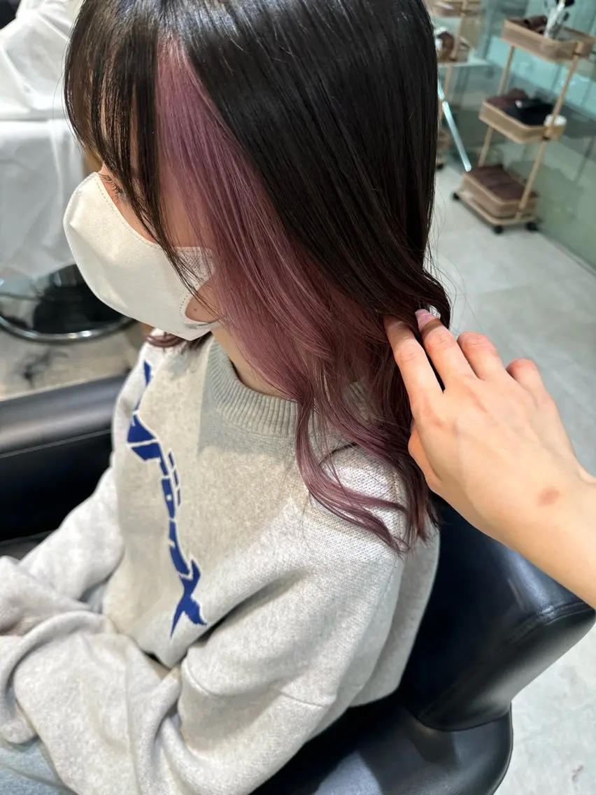 カラー ヘアカラー 🍪ﾖｼｲﾊﾙﾈ🍪 ﾗﾍﾞﾝﾀﾞｰｶﾗｰのヘアスタイル