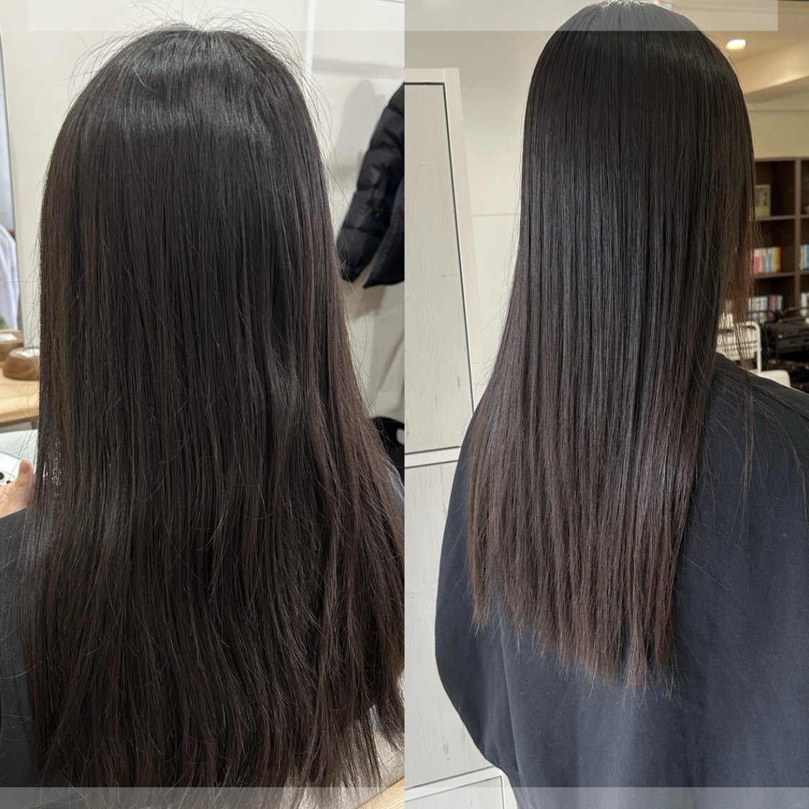 ロング カット 縮毛矯正 櫻井園子🌸 縮毛矯正のヘアスタイル