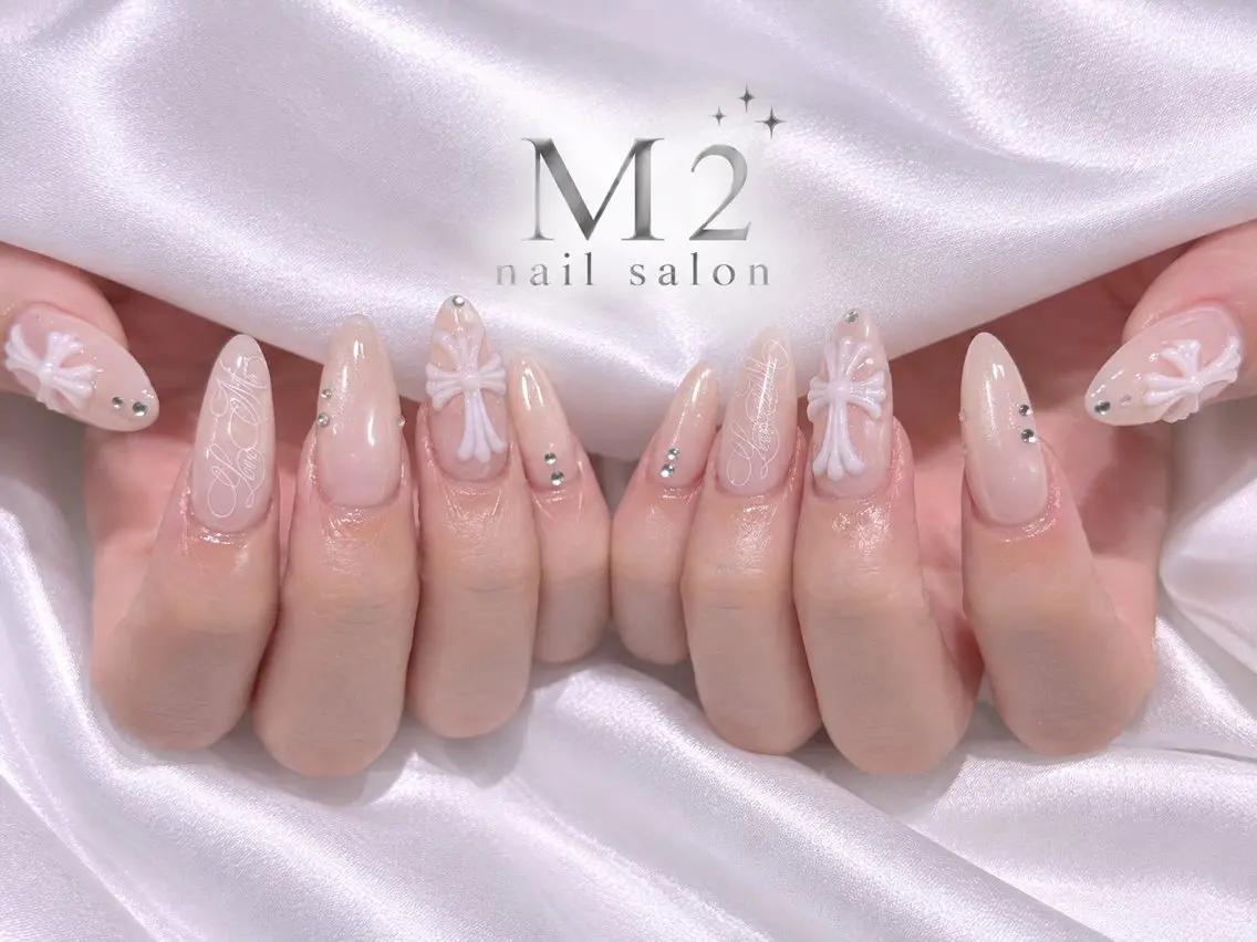 ネイル ハンドネイル 長さだし専門店 M2 rikaのネイルデザイン