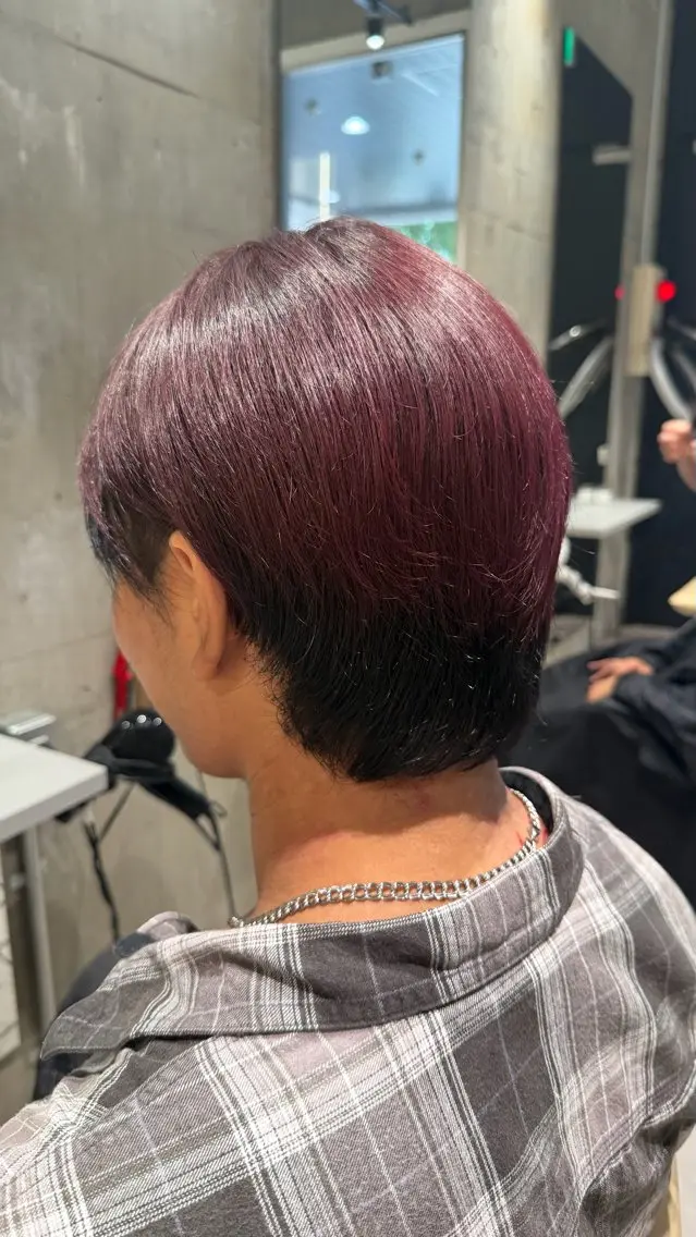 ショート カラー メンズ ヘアカラー 【デザイン/透明感】 Rinon🎀のヘアスタイル