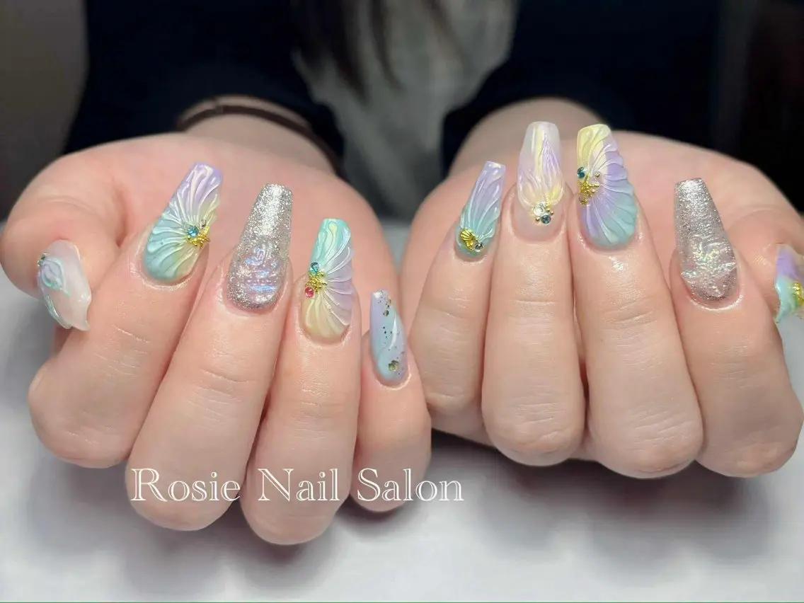 ロング Rosie Nail サロン南越谷のネイルデザイン