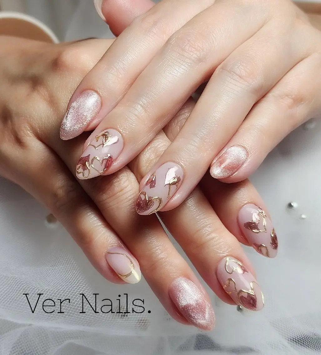 ネイル ハート ハンドネイル Ver  Nails.のその他イメージ