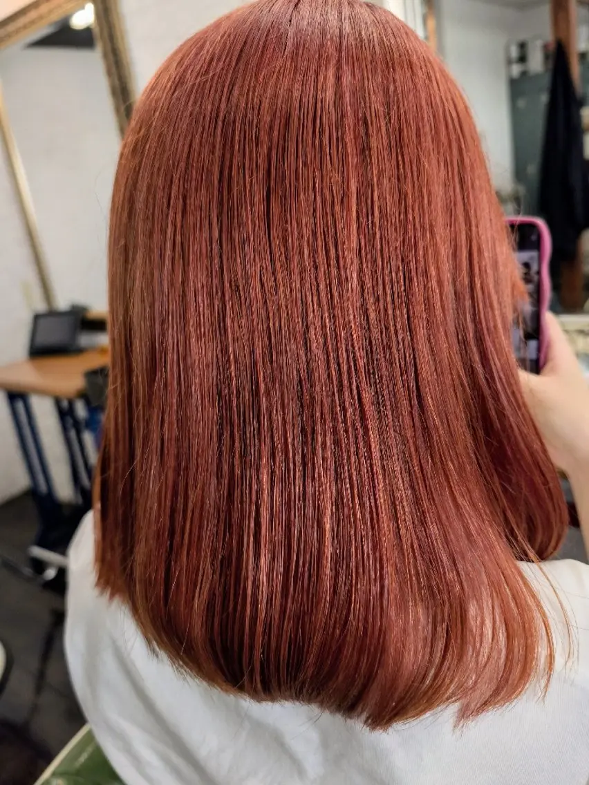 セミロング hatena えりかのヘアスタイル