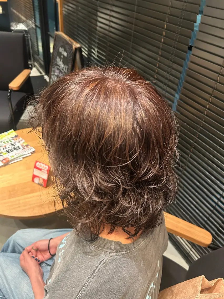 カラー パーマ りお ハイライト/パーマのヘアスタイル