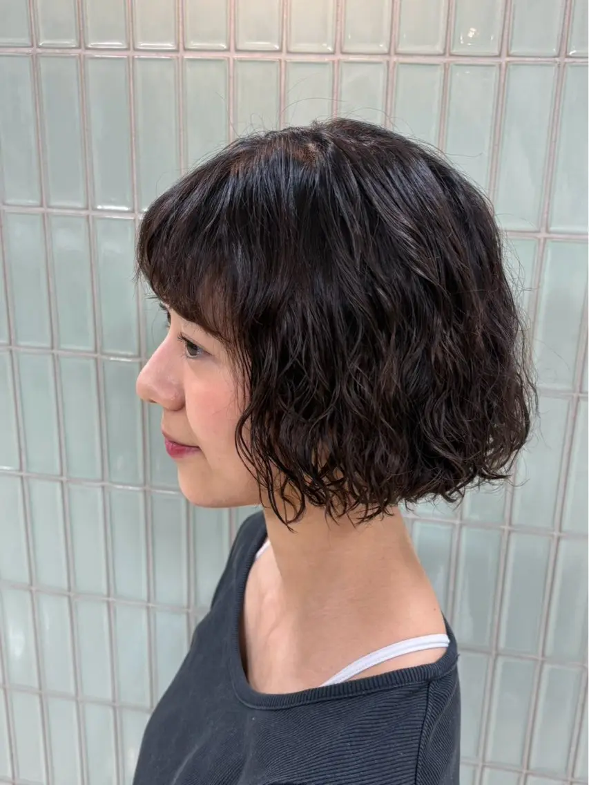パーマ 佐藤 千夏のヘアスタイル