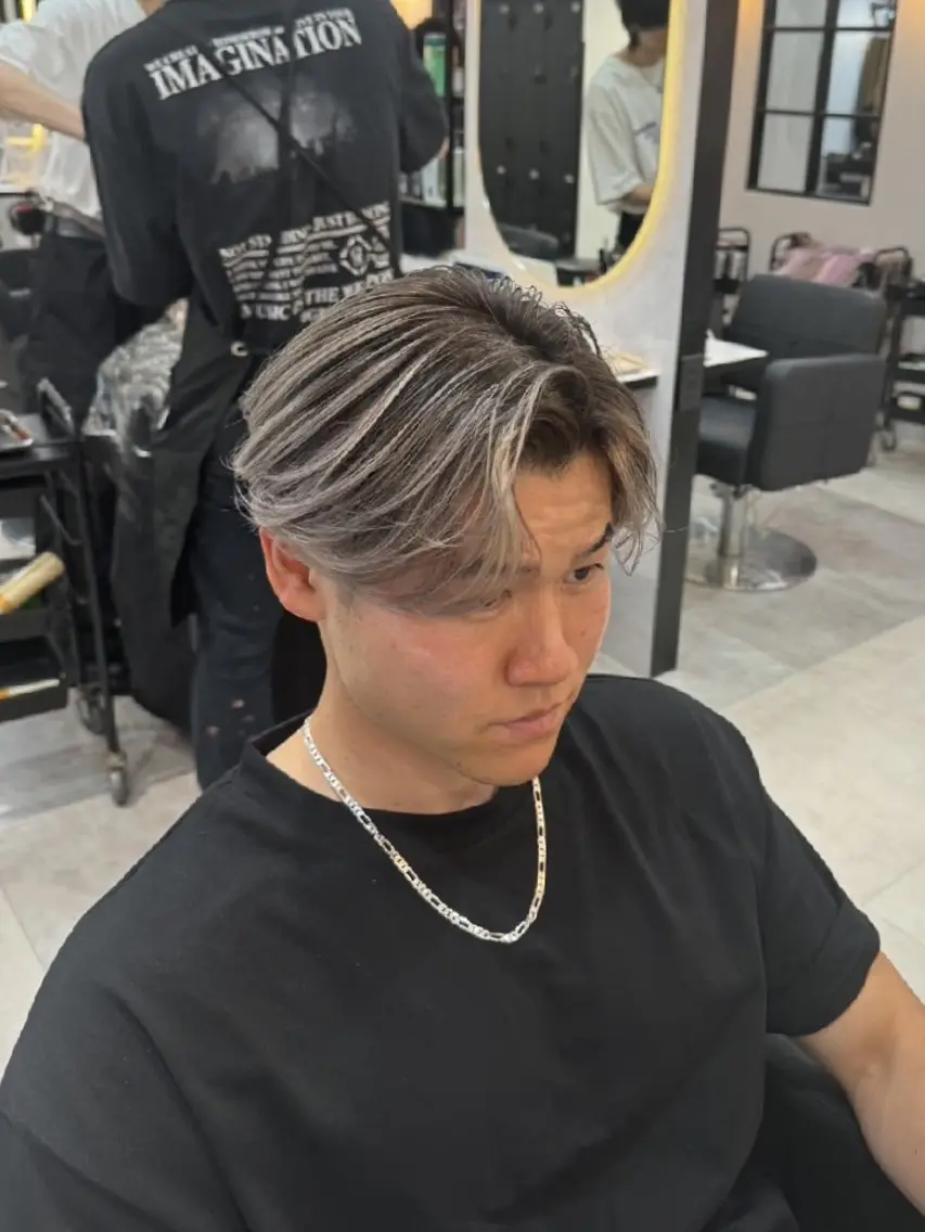 メンズバレイヤージュの写真