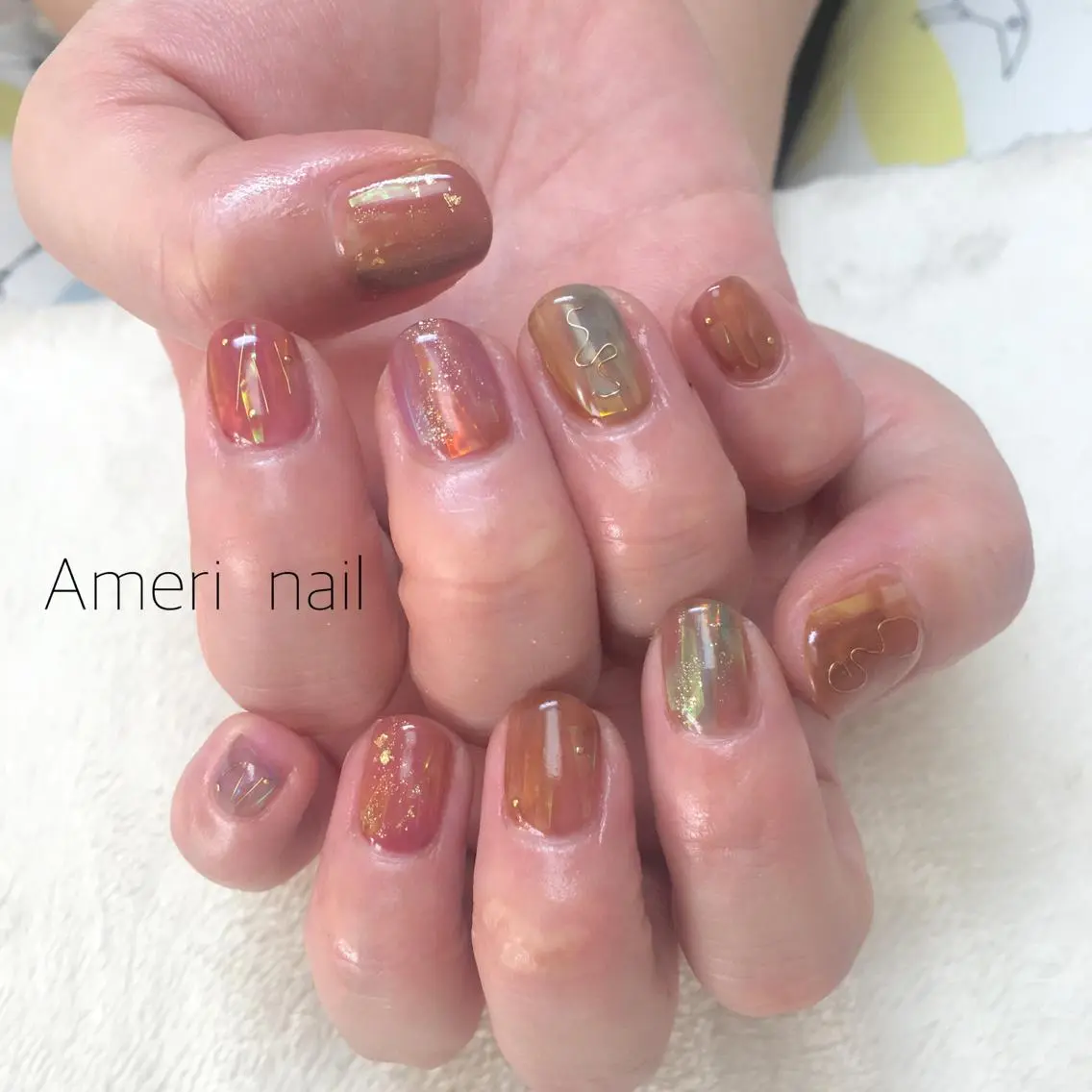 ネイル ハンドネイル Ameri nail /UKIのネイルデザイン