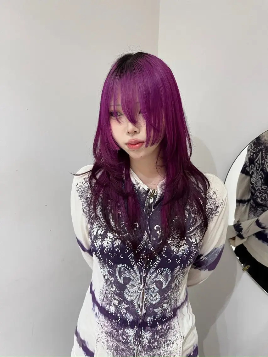 ロング カラー ブリーチ ケアブリーチ ハイトーンカラー TOTA 唯一無二カラーのヘアスタイル