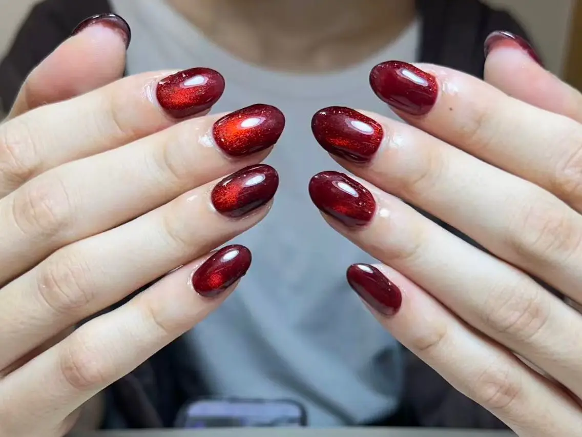 ネイル フレンチネイル ガーリー ガラスフレンチ 韓国ネイル ロングネイル ハンドネイル Venus nail チップ長さだし専門店のネイルデザイン