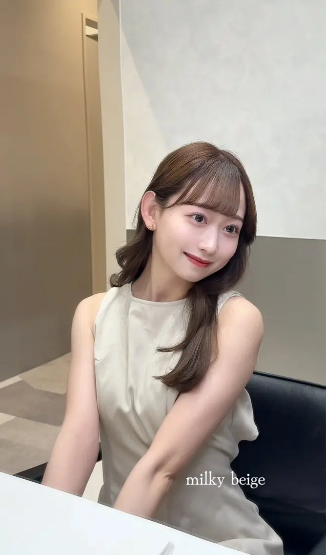 ロング ヘアカラー 縮毛矯正クロスパーマ 益子達也のヘアスタイル