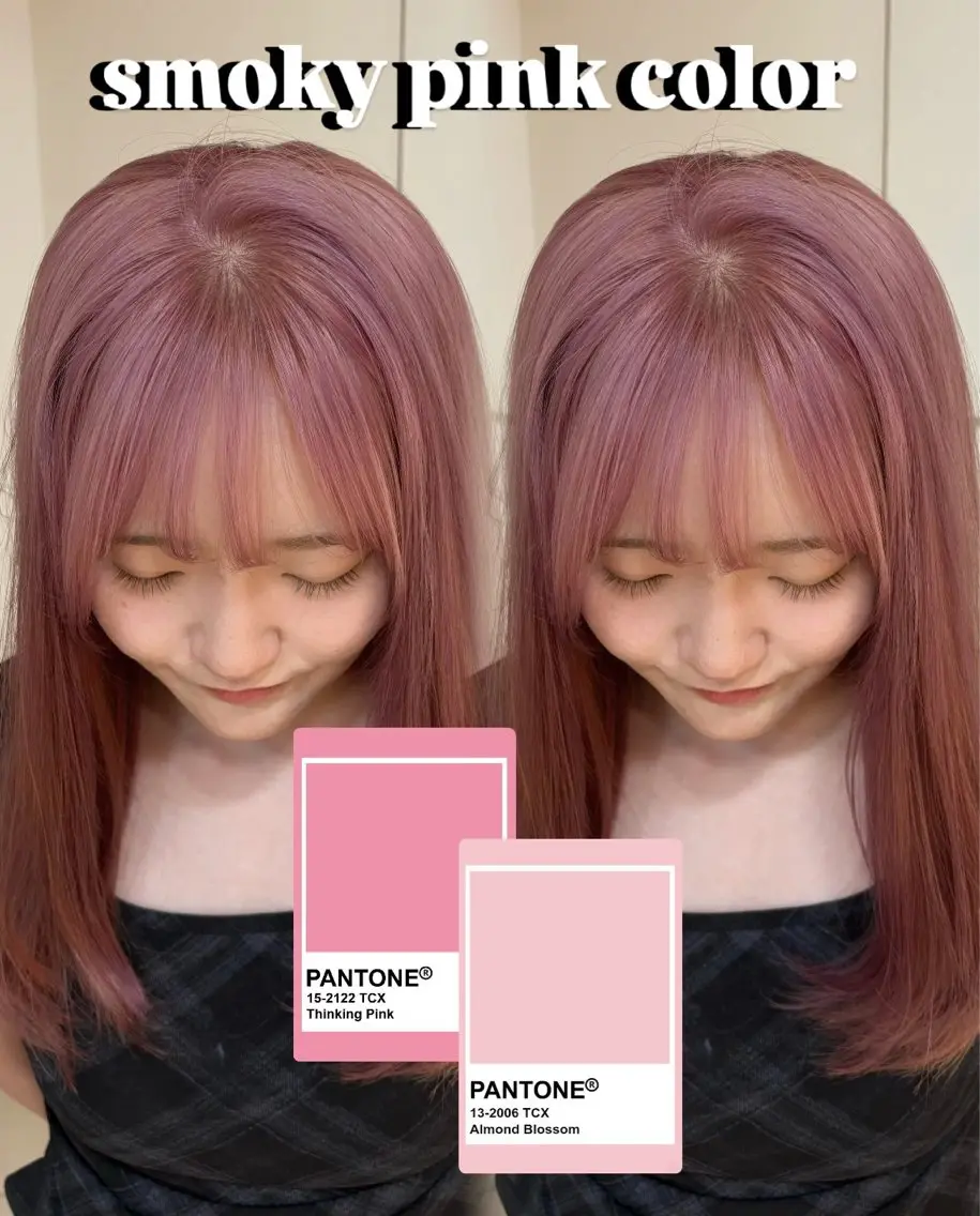 ロング カラー カット ヘアカラー トリートメント 🤎韓国ヘア ベージュ まゆか🤎のヘアスタイル