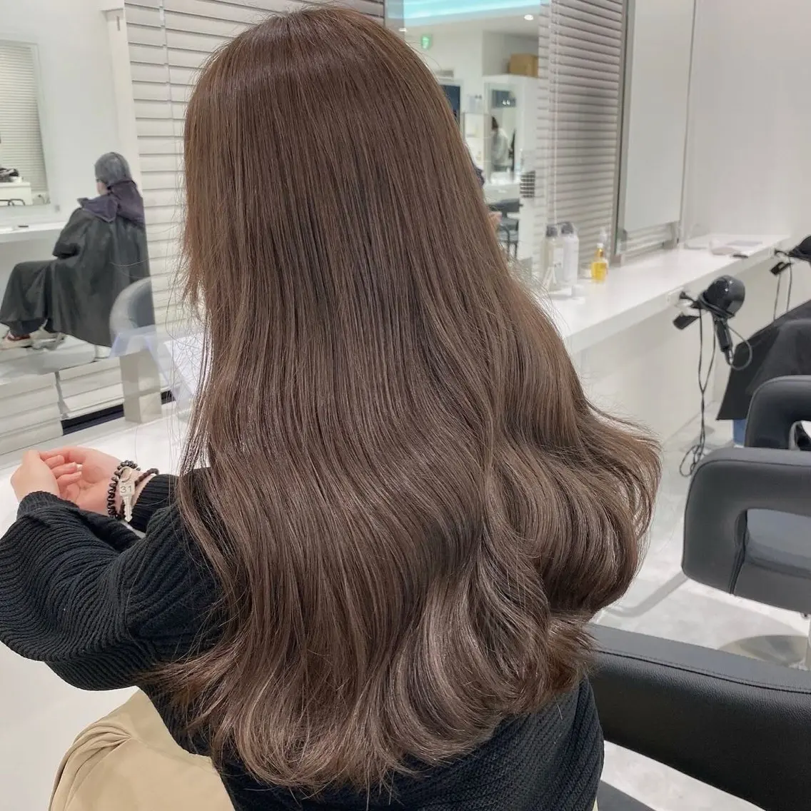 カラー ヘアカラー トリートメント ベージュ・ラベンダー カラー🎀りりのヘアスタイル