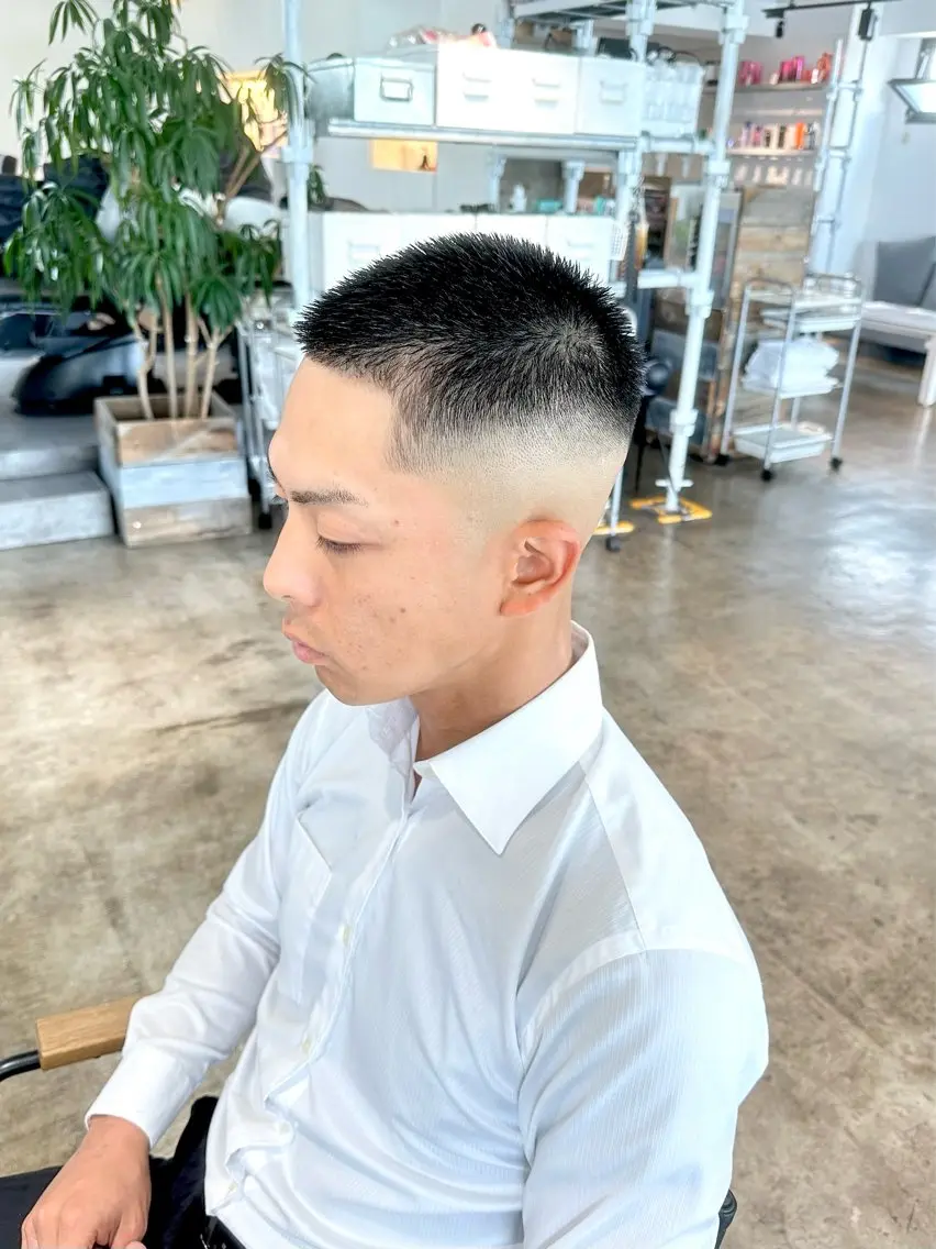 メンズ フェードカット スキンフェード 刈り上げ カット 骨格補正施術/メンズ 専門美容師/YUYAのヘアスタイル