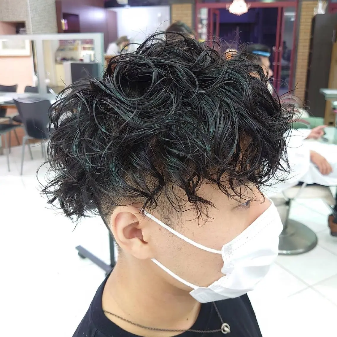ショート パーマ メンズ マッシュ 🐺デザインウルフ / 一ノ瀬 凌🐺のヘアスタイル
