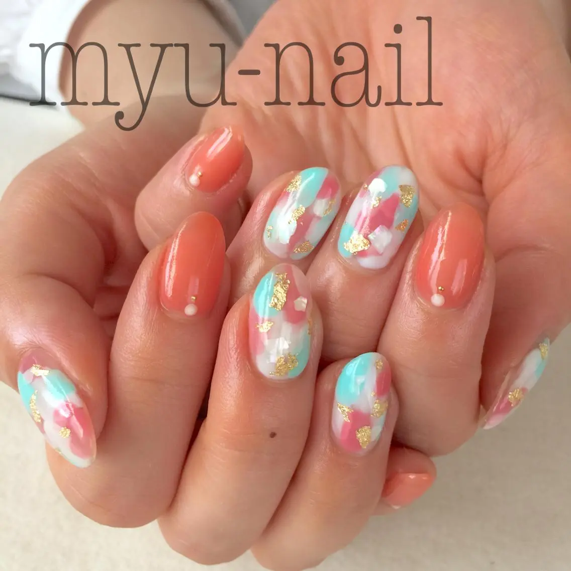 ネイル ハンドネイル ホームサロン myu-nailのネイルデザイン