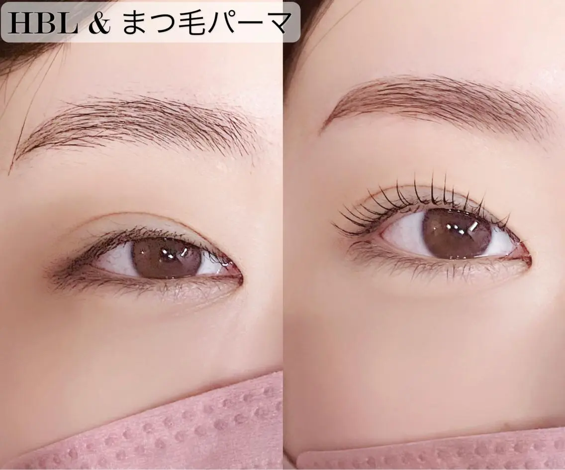 マツエク・マツパ アイブロウ 一重×まつ毛パーマ Crevia Hiroeのマツエク・マツパデザイン