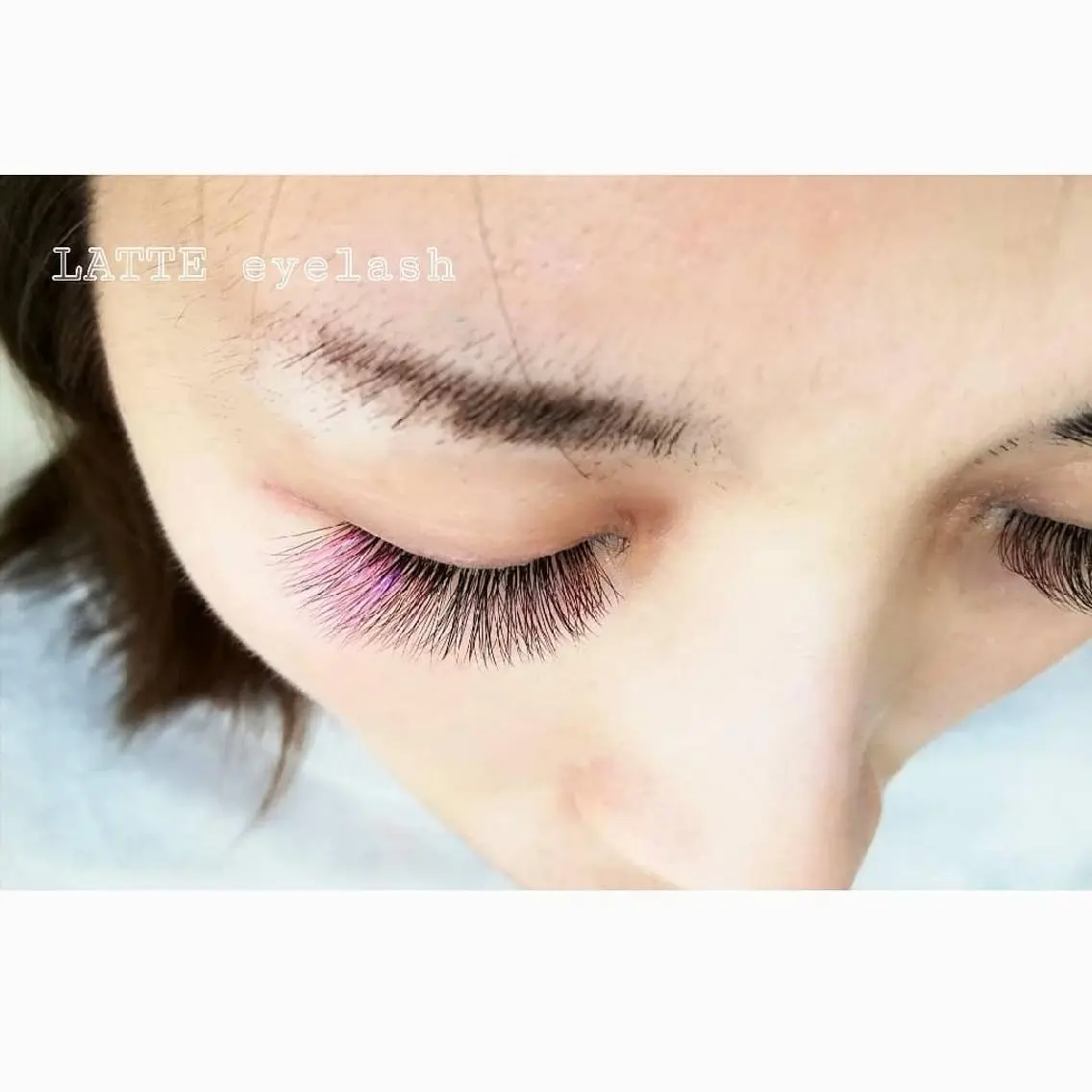マツエク・マツパ ボリュームラッシュ LATTE eyelashのマツエク・マツパデザイン