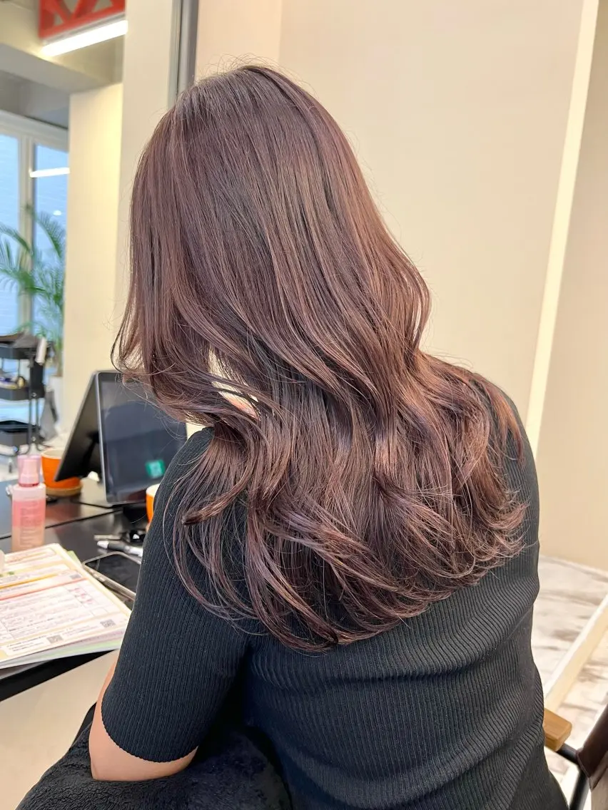 ロング カラー 髪質改善/縮毛矯正 鈴木裕介のヘアスタイル