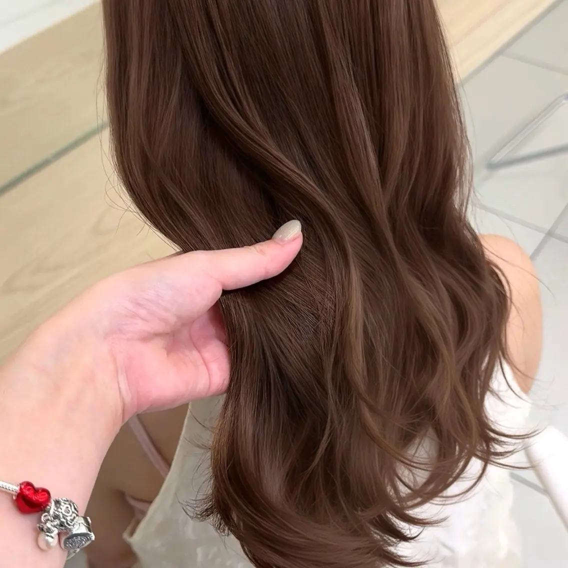 ロング 顔周り🇰🇷韓国 レイヤー/いづみ💞のヘアスタイル