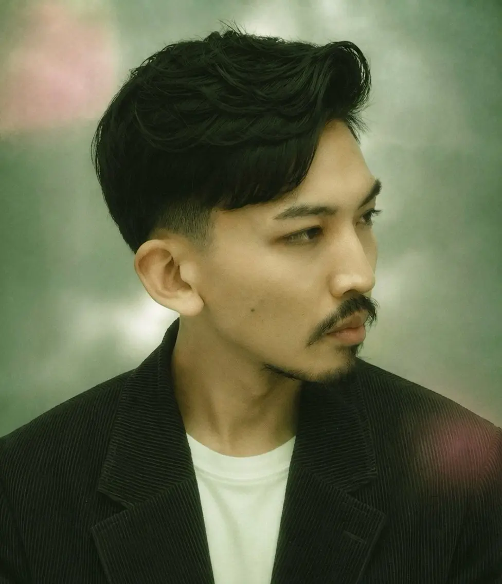 ミディアム メンズ 堀田 海月のヘアスタイル